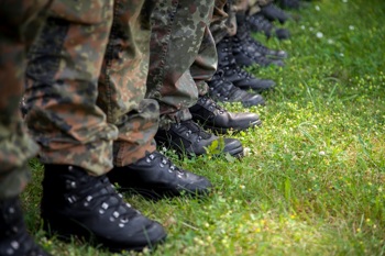 angetretene Bundeswehr-Soldaten